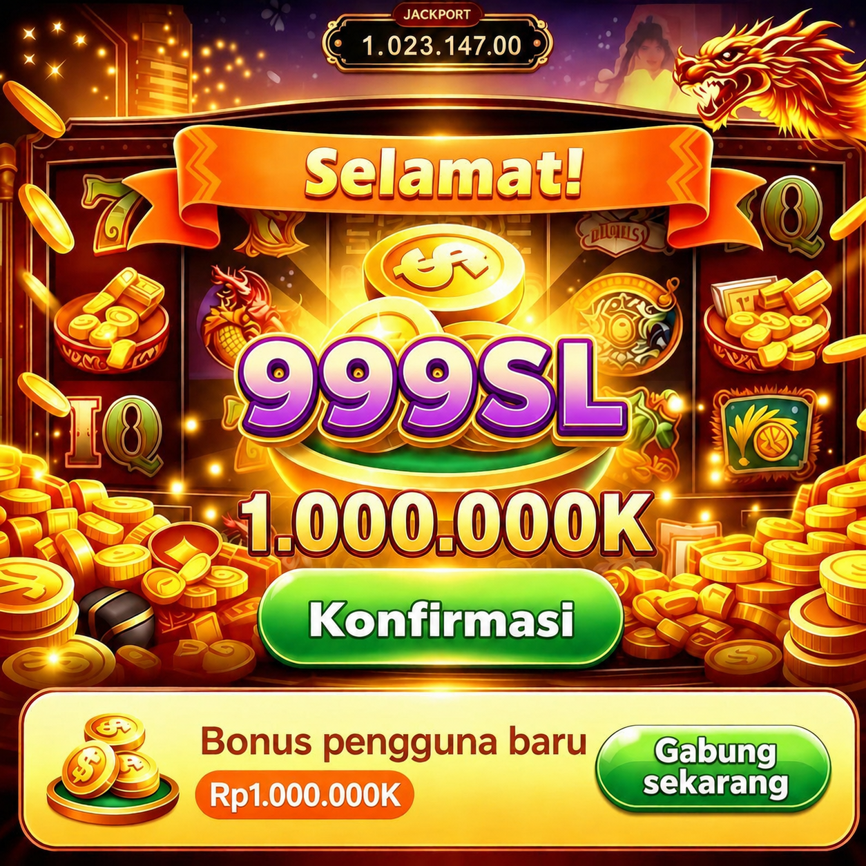 999SL - Situs Resmi Slot Online dan Pilihan Game PG Soft