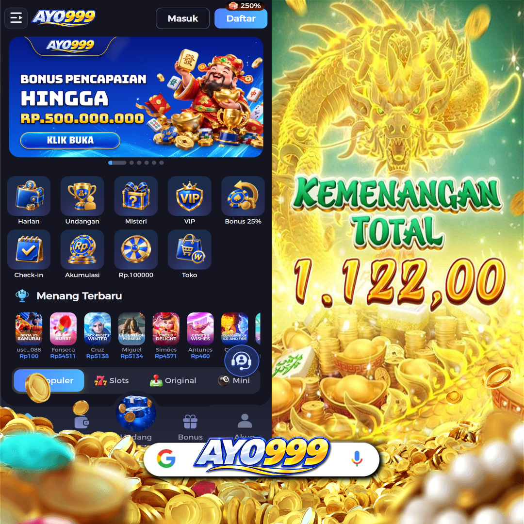 Tampilan ketiga ayo999