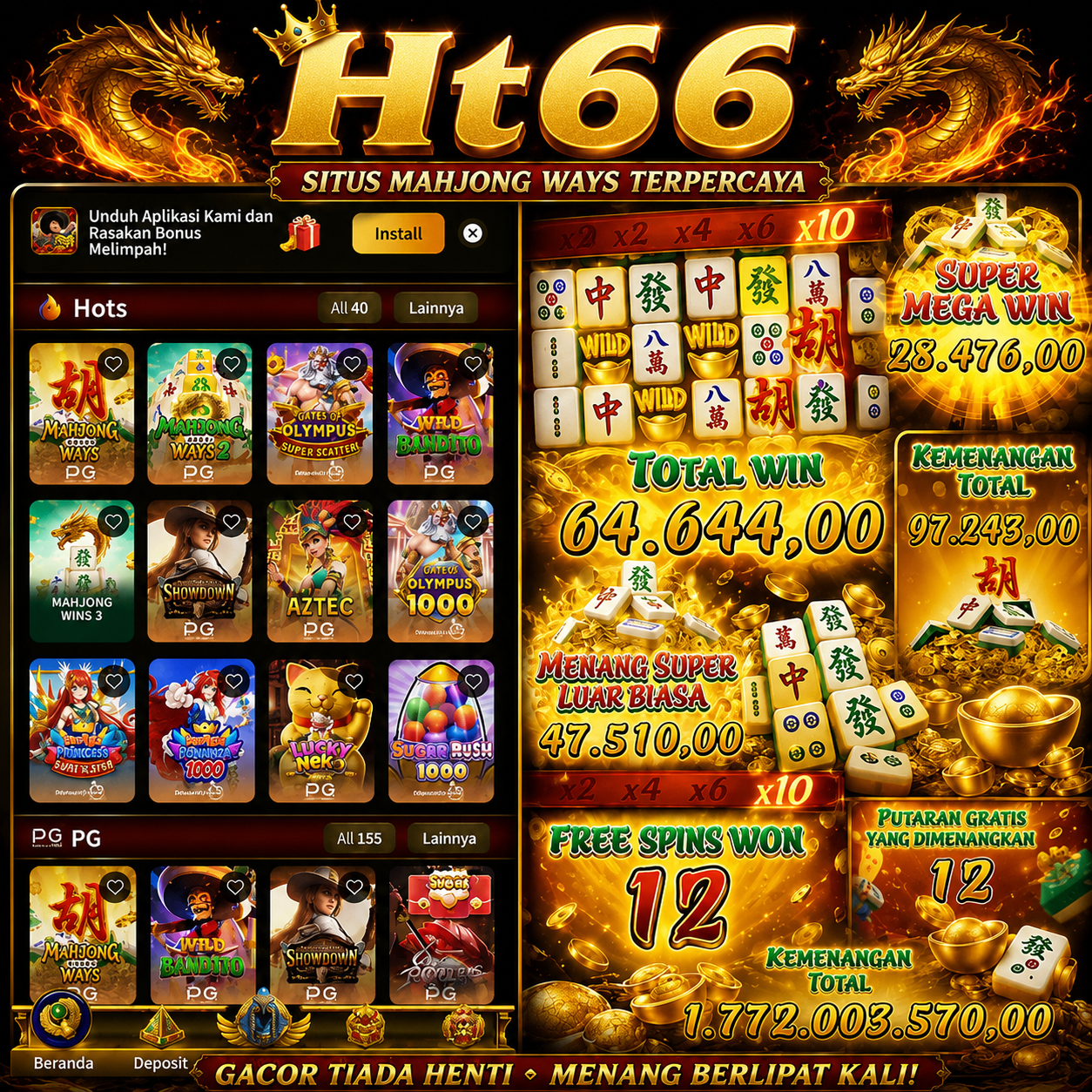 HT66 - agen slot online terpercaya di Indonesia dengan slot gacor hari ini terbaik dari slot88 di tahun 2026 ini.